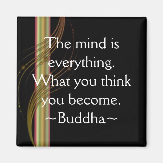 Buddha-Quote ~ Motivierend Magnet (Vorne)