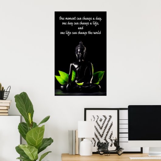 Buddha Quote Poster 2 (Heimbüro)
