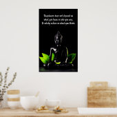 Buddha Quote Poster 4 (Küche)