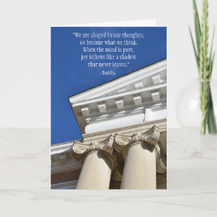 Buddha Quote Psychology Doctorate Card Karte