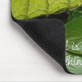 Buddha Quote-Wasserlilie Mousepad (Ecke)