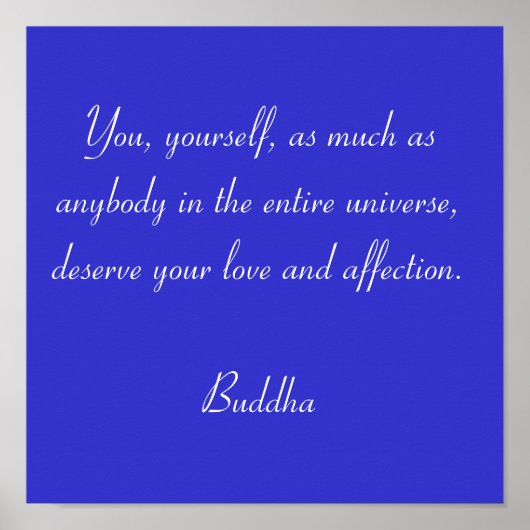 Buddha Quotes #2 Poster (Vorne)
