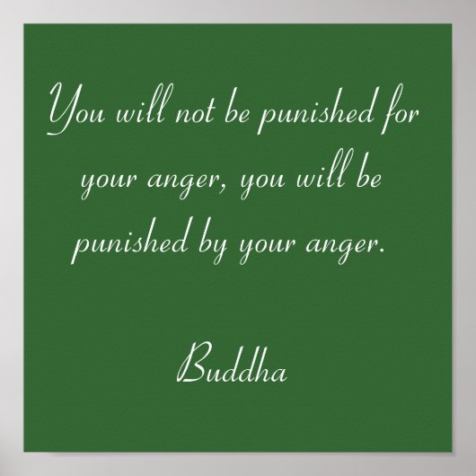 Buddha Quotes #3 Poster (Vorne)