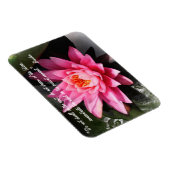 Buddha Quotes & Lotus Blume / Naturmeditation Magnet (Rechte Seite)