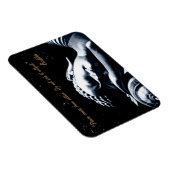 Buddha Quotes & Mindwahrheit / Buddha schlafen Magnet (Rechte Seite)