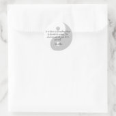 Buddha Quotes - Richtig handeln oder nichts tun Runder Aufkleber (Tasche)