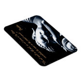 Buddha Quotes & SchlafBuddha unter Sternen /Traum Magnet (Rechte Seite)