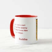 Buddha* Quotes-Tasse Tasse (Vorderseite Links)