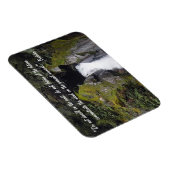 Buddha Quotes & Wasserfall, Naturmeditation Magnet (Rechte Seite)