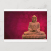 Buddha Red Postkarte (Vorderseite)