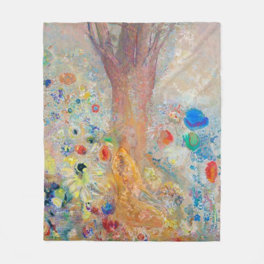 Buddha, Redon Fleecedecke (Vorderseite)