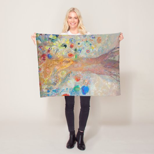 Buddha, Redon Fleecedecke (Beispiel)