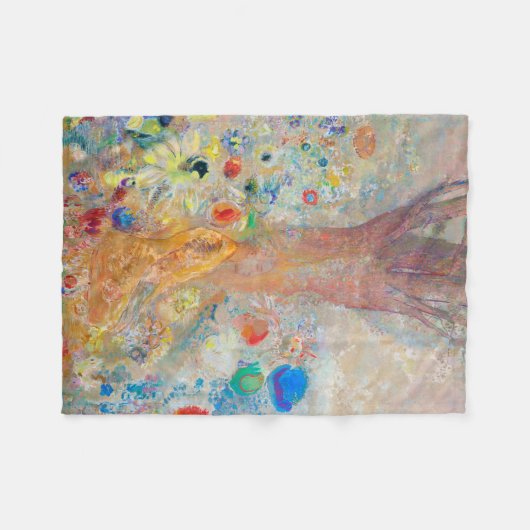 Buddha, Redon Fleecedecke (Vorderseite (Horizontal))