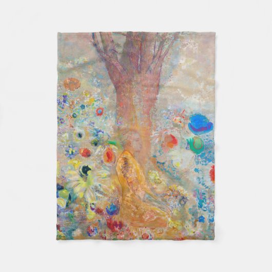 Buddha, Redon Fleecedecke (Vorderseite)