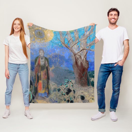 Buddha, Redon Fleecedecke (Beispiel)