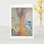 Buddha, Redon Karte (Gelbe Blume)