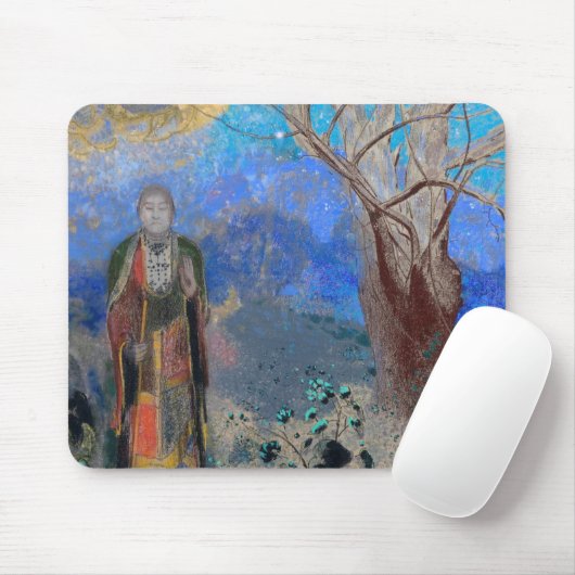 Buddha, Redon Mousepad (Mit Mouse)