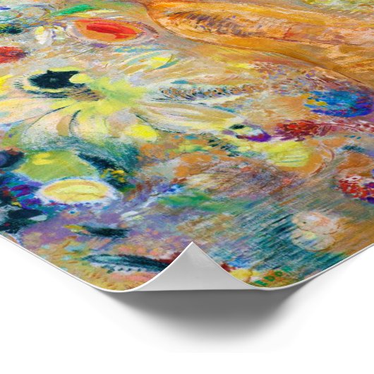 Buddha, Redon Poster (Ecke)