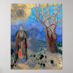 Buddha, Redon Poster