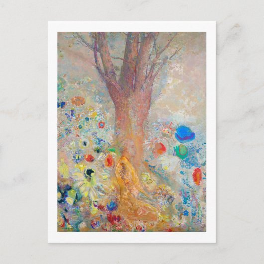 Buddha, Redon Postkarte (Vorderseite)