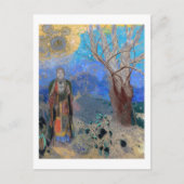 Buddha, Redon Postkarte (Vorderseite)