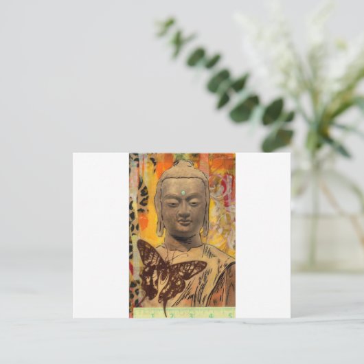 Buddha-Regeln Postkarte (Stehend Vorderseite)