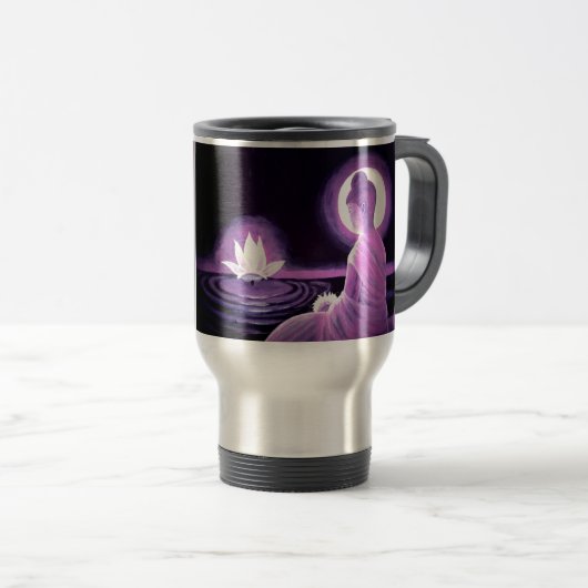 Buddha Reisebecher (VorderseiteRechts)