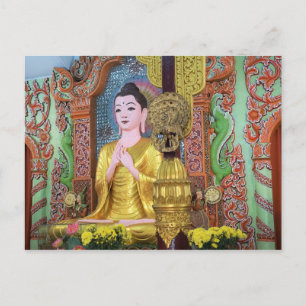 Buddha Religion Tempel Kunst Spiritualität Buddhis Postkarte