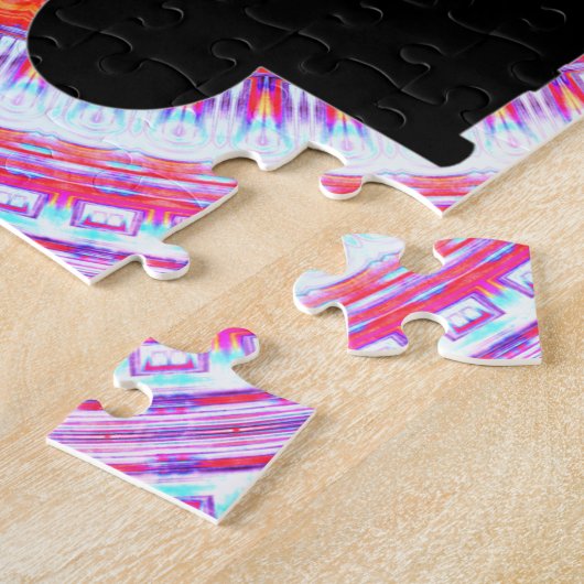 Buddha Retro Hippie Om Symbol Mandala Jigsaw Puzzl Puzzle (Seite)