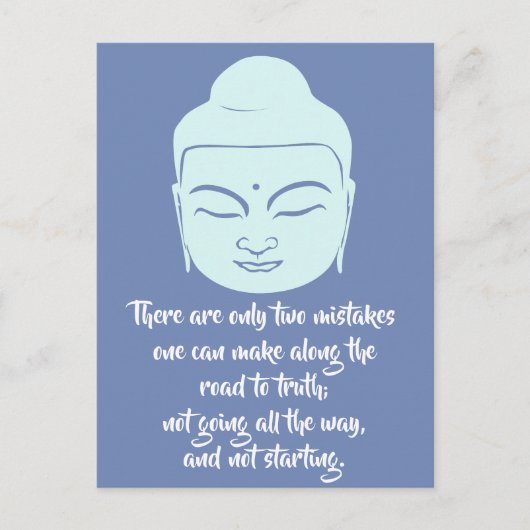 Buddha Road to Truth Postcard Postkarte (Vorderseite)