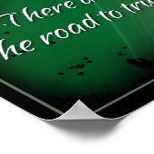 Buddha Road to Truth Quote Poster (Ecke)