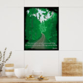 Buddha Road to Truth Quote Poster (Küche)