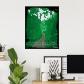 Buddha Road to Truth Quote Poster (Heimbüro)
