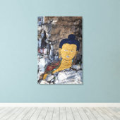 Buddha Rock Painting Leinwanddruck (Insitu (Holzboden))