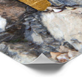 Buddha Rock Painting Poster (Ecke)