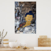 Buddha Rock Painting Poster (Küche)