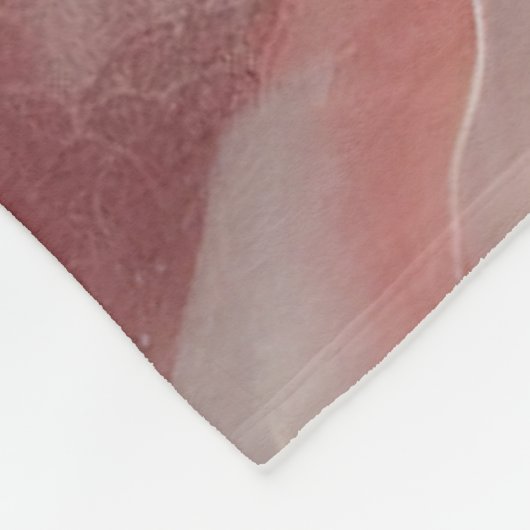 Buddha Rose Quartz 01 Fleecedecke (Ecke)