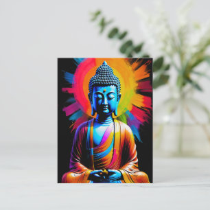 Buddha - Ruhestätten Feiertagspostkarte