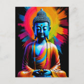 Buddha - Ruhestätten Feiertagspostkarte (Vorderseite)