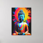 Buddha - Ruhestätten Leinwanddruck (Vorderseite)