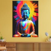 Buddha - Ruhestätten Leinwanddruck (Insitu (Wohnzimmer))