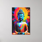Buddha - Ruhestätten Leinwanddruck (Vorderseite)