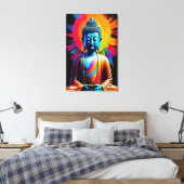 Buddha - Ruhestätten Leinwanddruck (Insitu (Schlafzimmer))