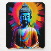 Buddha - Ruhestätten Mousepad (Vorne)