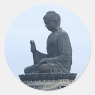 Buddha Runder Aufkleber
