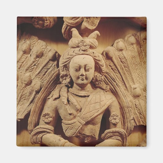 Buddha Sakyamuni, aus Tumshuq 6.-7. Jahrhundert Magnet (Vorne)