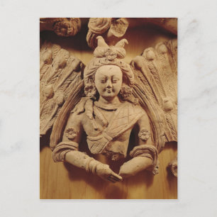 Buddha Sakyamuni, aus Tumshuq 6.-7. Jahrhundert Postkarte