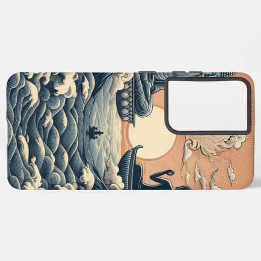 Buddha Samsung Galaxy Hülle (Linke Seite)