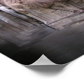 Buddha-Schrein in Indien Poster (Ecke)