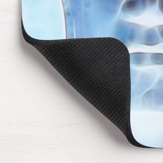 Buddha Sculpture Glow Mousepad (Ecke)